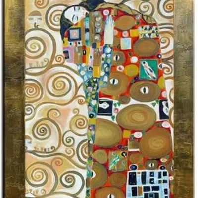 Gustav klimt - spełnienie - 77x107 cm - g00324