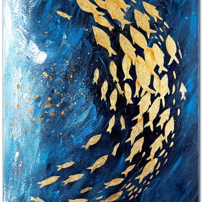 Obraz olejny - abstrakcyjne - 60x90 cm - g116165