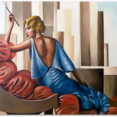 Obraz - art deco - 80x120cm - g118559