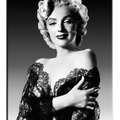 Marilyn monroe - w ażurowej sukni - 50x70 cm - g17906