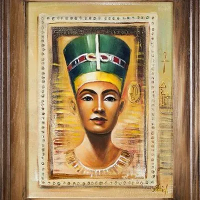 Afryka i egipt - królowa egipska - 40x50 cm - g16379