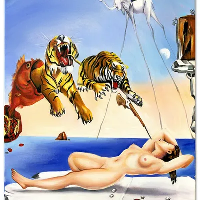Obraz - salvador dali - 80x120cm - g109713