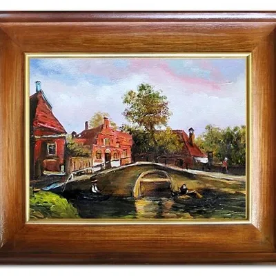 Architektura - mostek - 46x56 cm - g06256