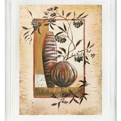 Nowoczesna - trawy w wazonach - 40x50 cm - g15595