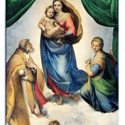 Rafael santi - madonna syksytńska - 50x70 cm - g92568
