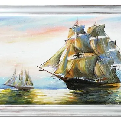 Marynistyka - długi rejs - 63x83 cm - g00516