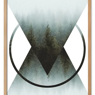 Obraz - abstrakcje geometryczne - 53x73cm - g114985