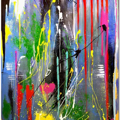 Obraz olejny - abstrakcyjne - 120x160 cm - g118477
