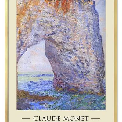 Obraz drukowany - impresjoniści - claude monet - manneporte w pobliżu etretat