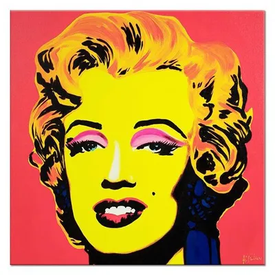 Obraz olejny - pop art - 60x60 cm - g105709