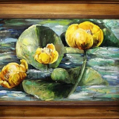 Obraz olejny - kwiaty - 85x115 cm - g15800