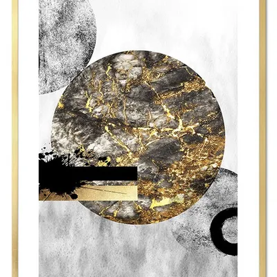 Obraz - abstrakcje geometryczne - 53x73cm - g107879
