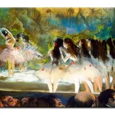 Edgar degas - balet w operze paryskiej - 90x45 cm - g93499