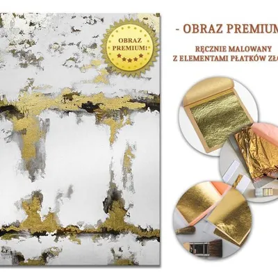 Obraz olejny - abstrakcyjne - 60x90 cm - g107214