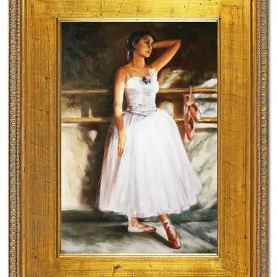 Obraz olejny - baletnice - 92x122 cm - g107527