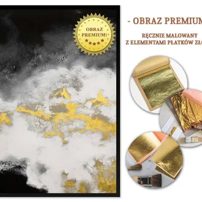 Obraz olejny - abstrakcyjne - 63x93 cm - g107994
