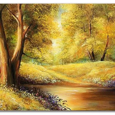 Obraz olejny - pejzaże - 110x150 cm - g119080