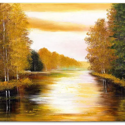 Obraz olejny - pejzaże - 60x90 cm - g119308