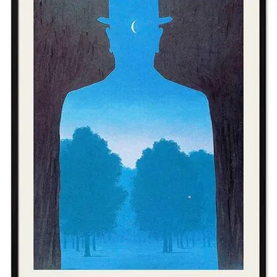 Obraz drukowany - wielcy mistrzowie - rene magritte - przyjaciel na zawołanie - 63x93 cm - g114460