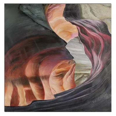 Obraz olejny - abstrakcyjne - 100x100 cm - g116051
