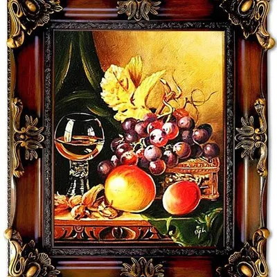 Tradycyjna - wino i owoce - 75x95 cm - g03606