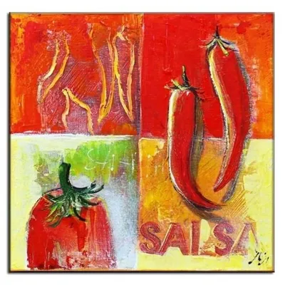 Do kuchni - papryka - 60x60 cm - g00696