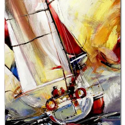 Marynistyka - jacht artysty - 200x125 cm - g94749