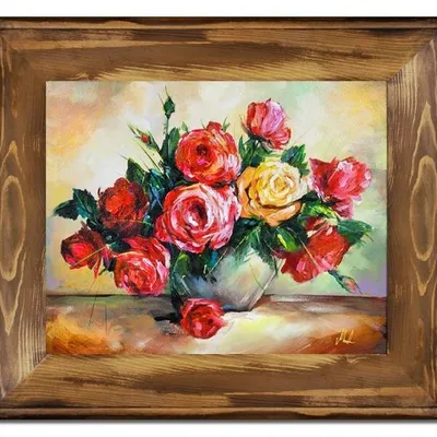 Róże - bukiet małgosi - 61x71 cm - g16088