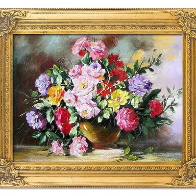 Róże - różany bukiet - 40x50 cm - g02219
