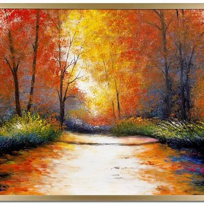 Obraz olejny - pejzaże - 83x123 cm - g119566