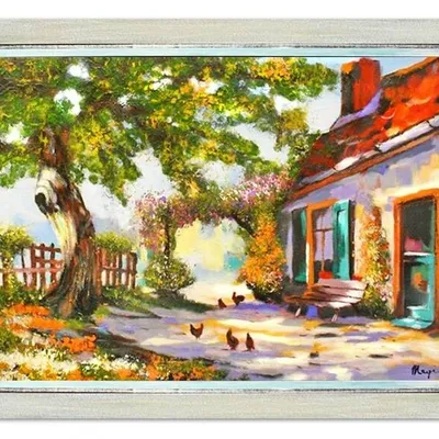 Architektura - gospodarstwo - 63x84 cm - g05029