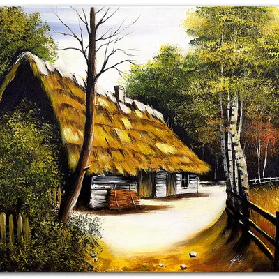 Obraz olejny - pejzaże - 50x70 cm - g119305