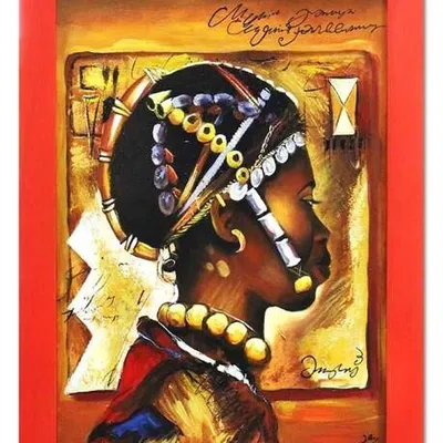 Afryka i egipt - pierwsza z plemienia - 64x84 cm - g17199