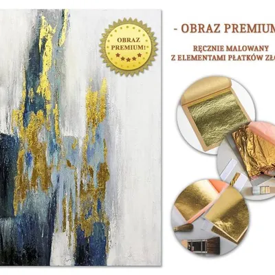 Obraz olejny - abstrakcyjne - 60x90 cm - g107172