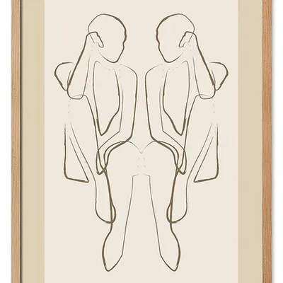 Obraz - abstrakcje - postacie - 53x73cm - g113531
