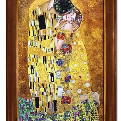 Gustav klimt - pocałunek - 87x117 cm - g17349