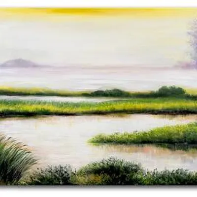 Pejzaż tradycyjny - rozlewisko - 68x168 cm - g17429