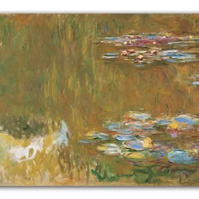 Obraz drukowany - impresjoniści - claude monet - staw z liliami wodnymi - 45x90 cm - g114742