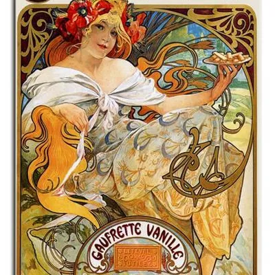 Alfons mucha - biscuits lefevre utile - 90x60 cm - g92633