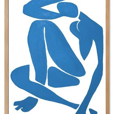 Obraz olejny - wielcy mistrzowie - henri matisse - niebieski akt - 53x73 cm - g114357
