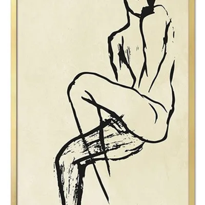 Obraz - abstrakcje - postacie - 48x93cm - g113908