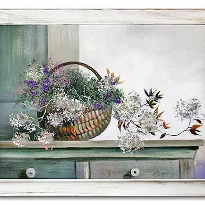 Nowoczesna - kwiaty i zioła - 63x84 cm - g06405
