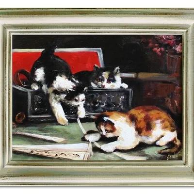 Obraz - psy i koty - 42x52cm - g03581