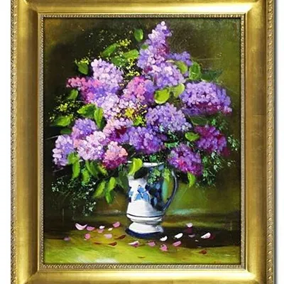 Bzy - pachnący bukiet - 53x64 cm - g06088