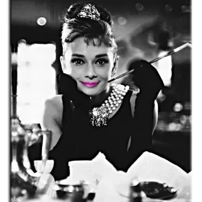 Audrey hepburn - uśmiech - 90x60 cm - g92695