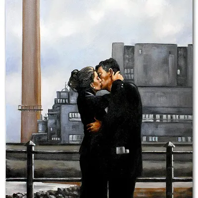 Obraz olejny - jack vettriano - dawno minęło - 110x150 cm - g119526