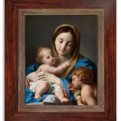 Religijne - święta panienka - 36x31 cm - g95042