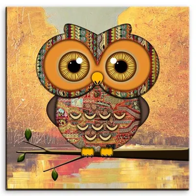 Sowy - sówka gosia - 60x60 cm - g93142