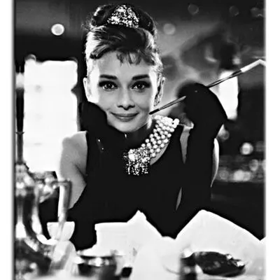 Audrey hepburn - uśmiech - 50x70 cm - g17583