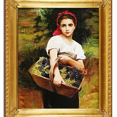 William-adolphe bouguereau - żniwiarka - 53x64 cm - g04635